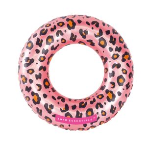 Swim Essentials Nafukovací kruh Leopard růžový 50 cm