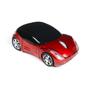 Bezdrôtová myš v tvare auta - červená (rozbalené, nepoužívané)