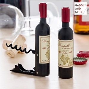 Magnetická vývrtka fľaša vína
