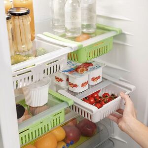 Nastaviteľný organizér do chladničky (2 kusy) (mierne poškodená krabica)