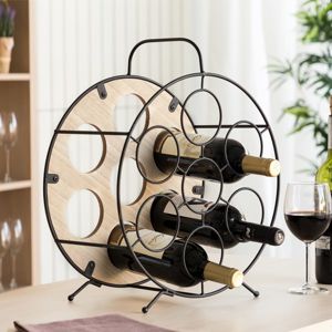 Okrúhly stojan na víno (7 fliaš)
