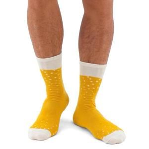 Pivné ponožky - žlté