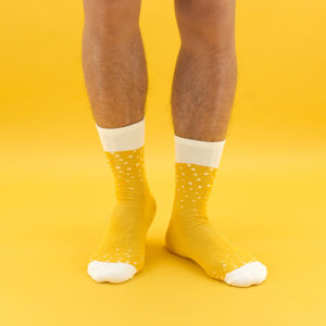 Pivné ponožky - žlté