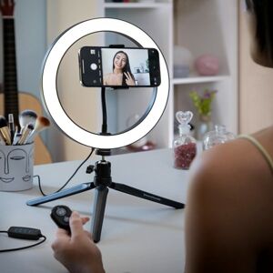Selfie kruhové svetlo so statívom a ovládačom