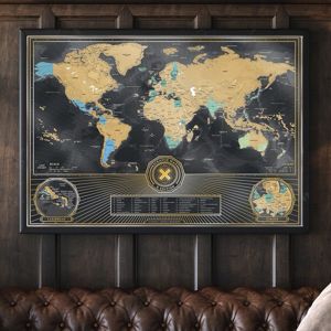 Stieracia mapa sveta Deluxe - X edícia