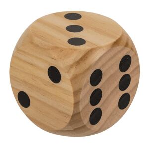 Veľká drevená hracia kocka