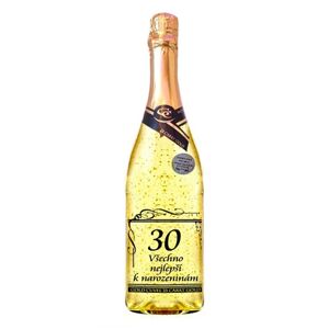 Zlaté šumivé víno 23 karát 0,75 l Narozeniny 30